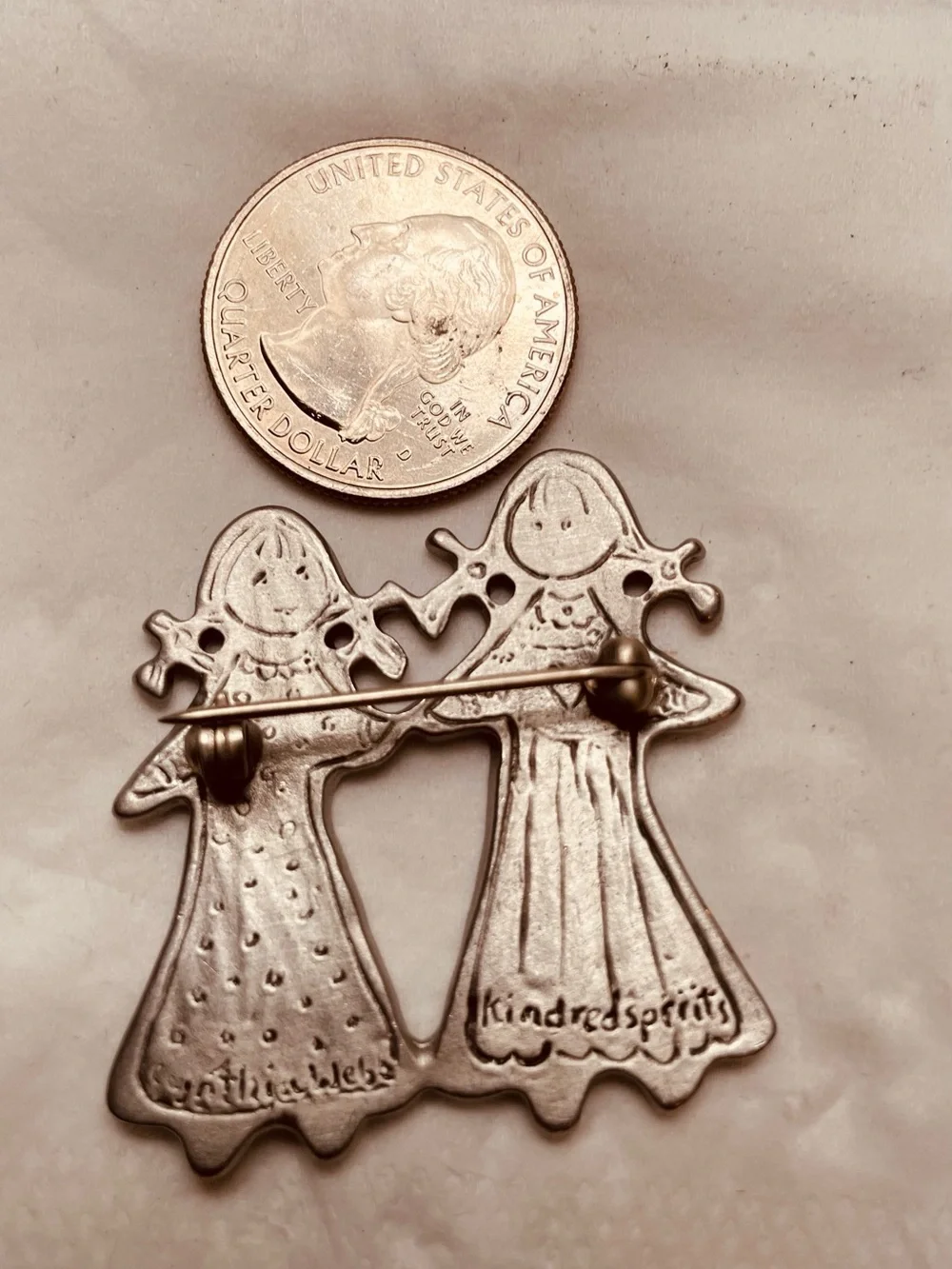 Cynthia Webb elegant pewtertwin